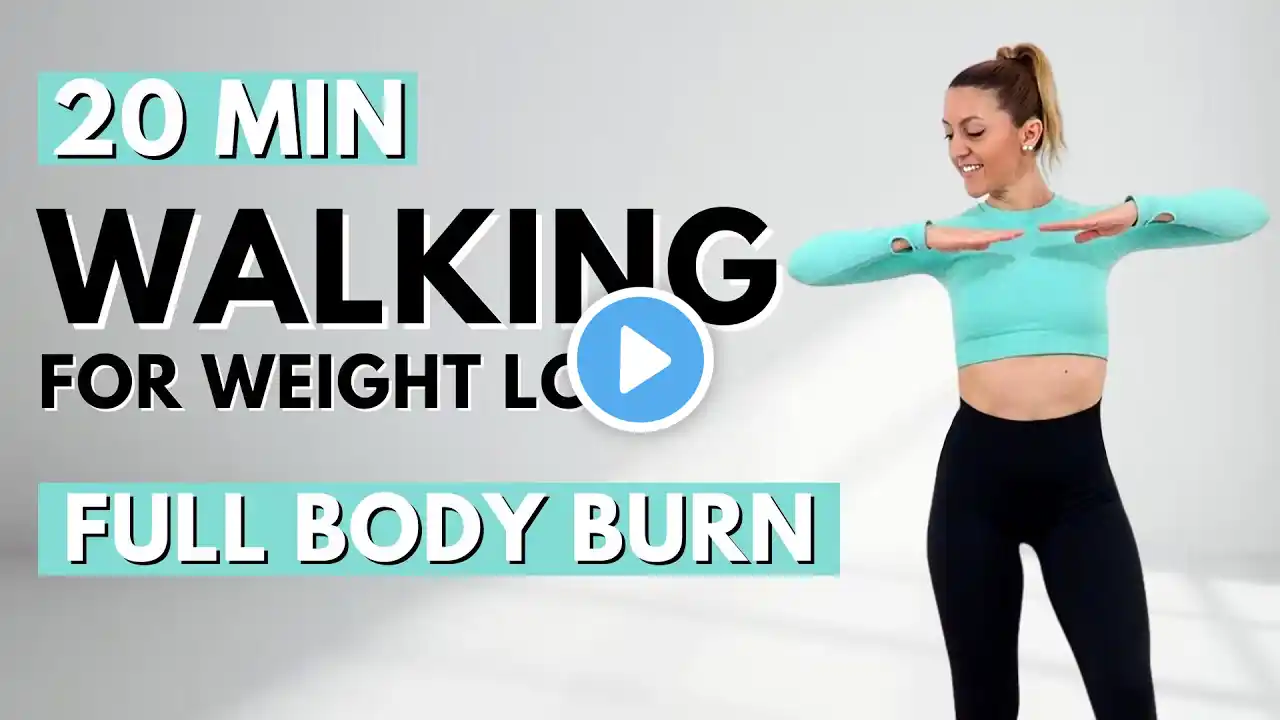 🔥20 Min STEADY STATE WALKING for WEIGHT LOSS🔥ALL STANDING🔥NO JUMPING🔥KNEE FRIENDLY🔥LISS WORKOUT🔥