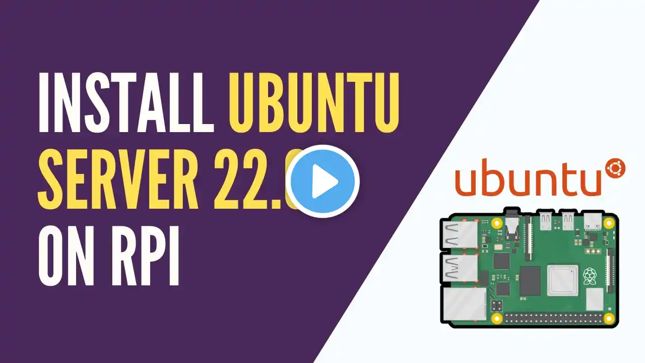 Install Ubuntu Server 22.04 on Raspberry Pi (Headless)