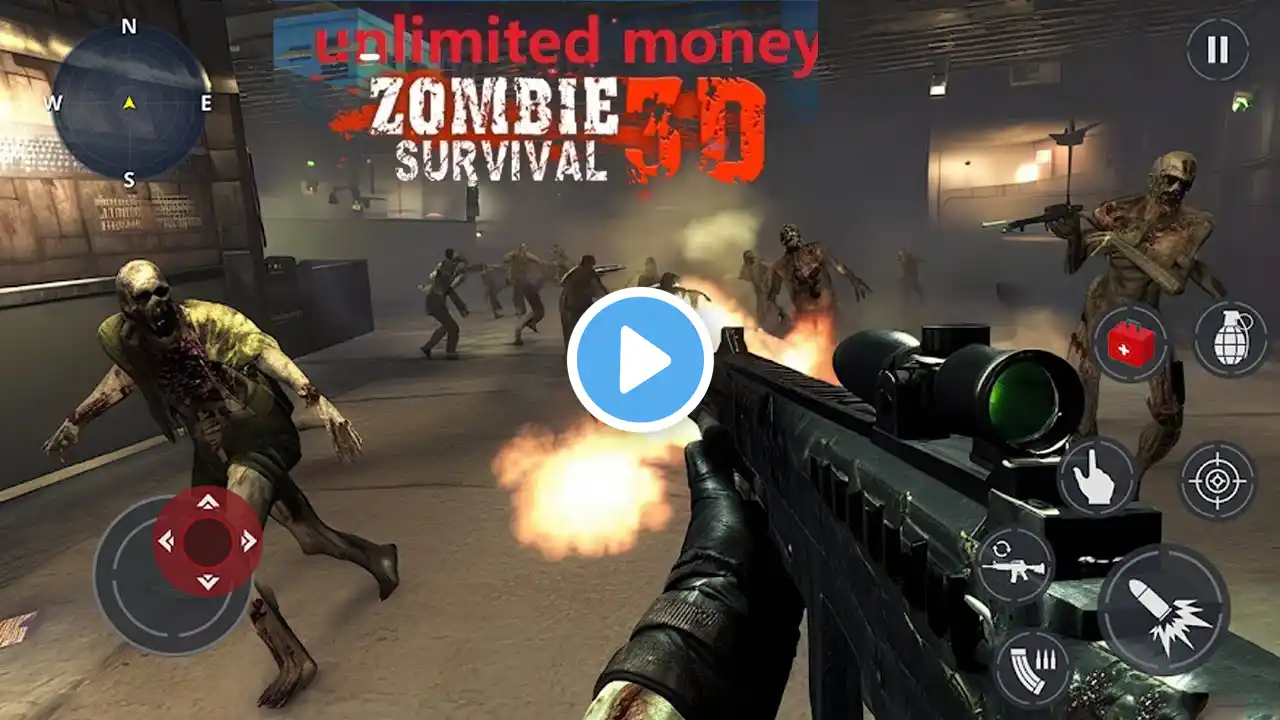 Zombie 3D Gun Shooter- Real Survival Warfare - Android Game Gameplay