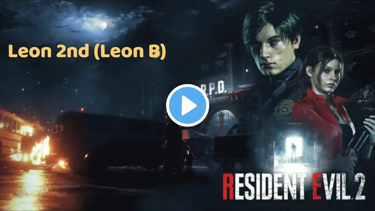 Resident Evil 2 (2019) - Leon S. Kennedy full gameplay - 2nd run. No commentary