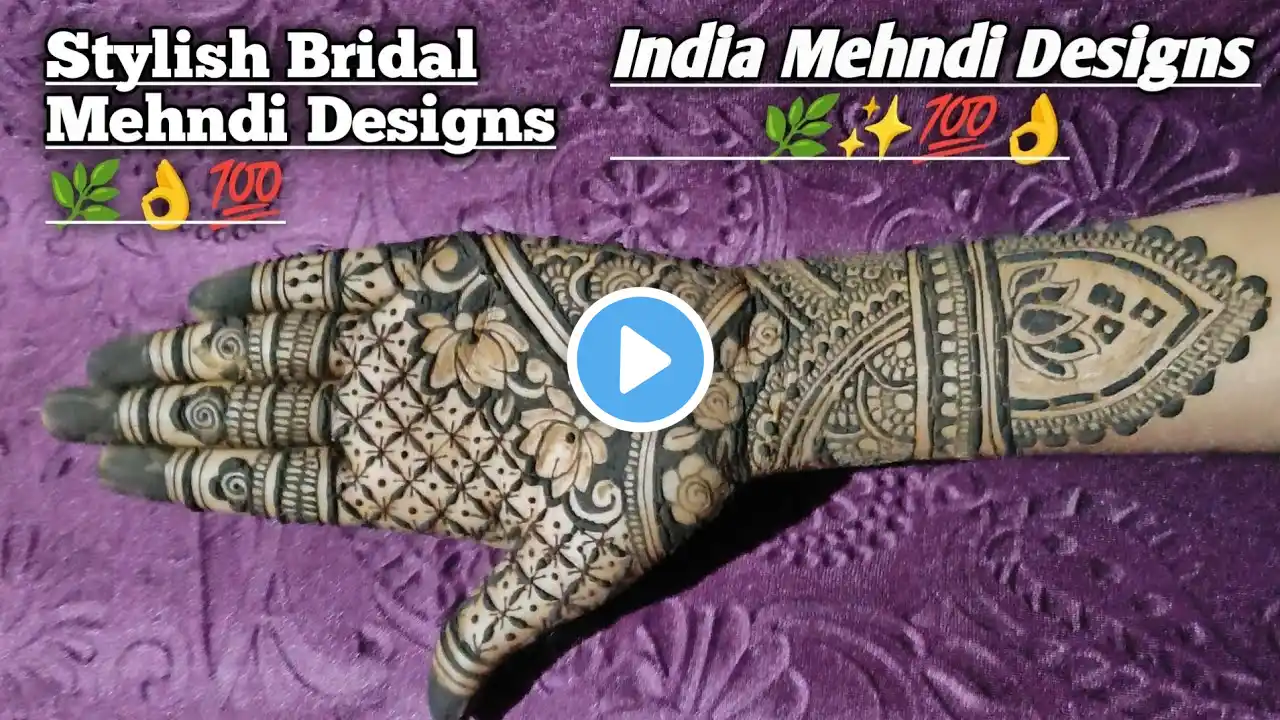 Stylish Full Hand Mehndi Designs 🌿✨💯 || Mehndi 2025 #viralvideo #shorts @Kkmehndivlogs