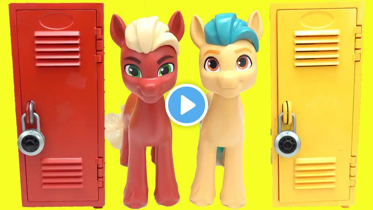 My Little Pony DIY Custom Back to School Locker Organization with Hitch and Sprout