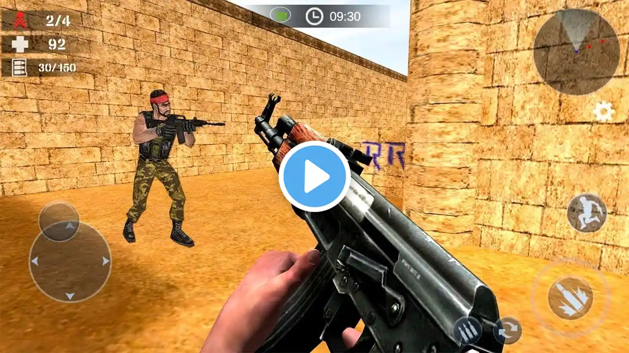 Counter Strike Gun Game: FPS Shooting Games - AK47 Banduk Game - Android Gameplay #2