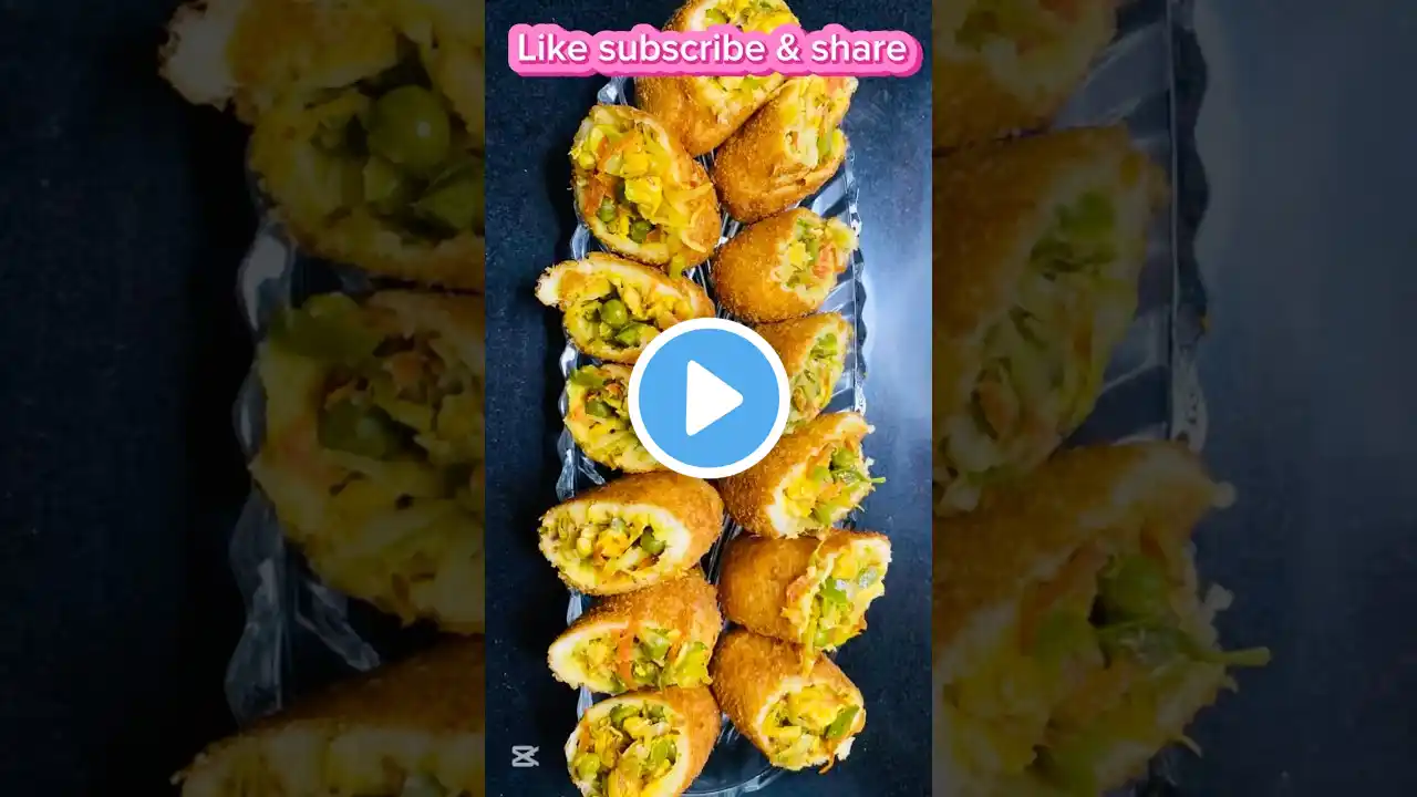 Chicken tikka bread roll 🐓 🍞 🥖 || #trending #viralvideo #fyp #ramadan #chickenbreadrolls  #iftar