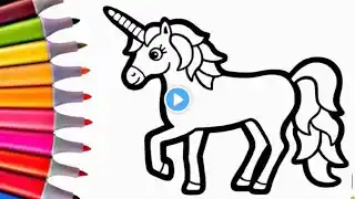 How To Draw A 4 Unicorn Easy And Step By Step Easy Unicorn Drawing For Kids 🖌️🎨