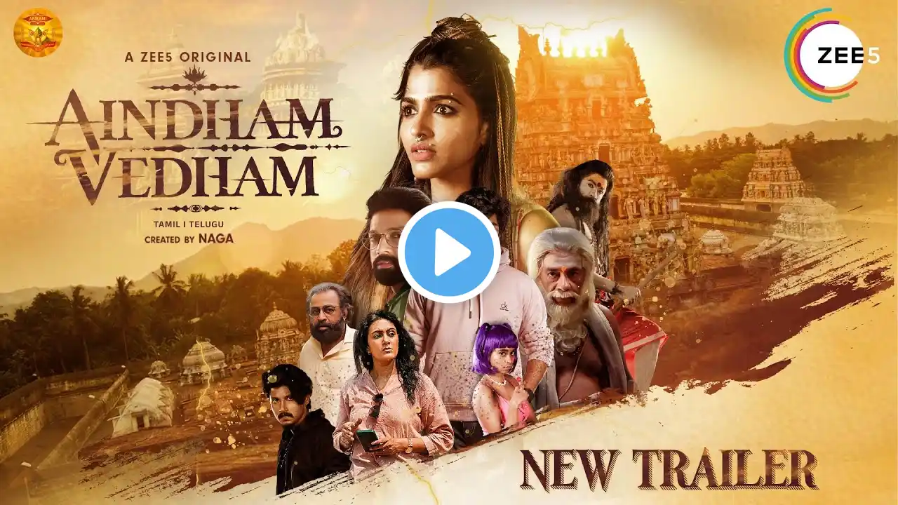 Aindham Vedham New Trailer (Tamil) | ZEE5 | Sai Dhanshika | Naga | Watch Now