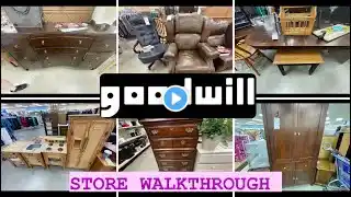 GOODWILL (2 DIFFERENT STORES) SHOP WITH ME 2024 | FURNITURE HOME DECOR | STORE WALKTHROUGH