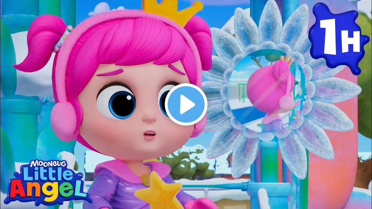 Jill’s Frozen Christmas Palace - Little Angel | Kids Cartoons & Nursery Rhymes | Moonbug Kids