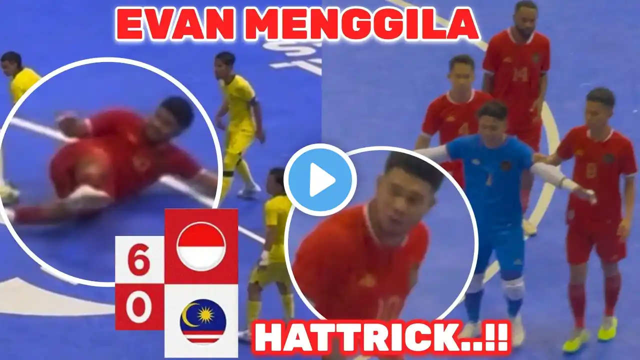 EVAN MENGGILA!! INDONESIA HAJAR MALAYSIA 6-0 | INTERNATIONAL FRIENDLY MATCH