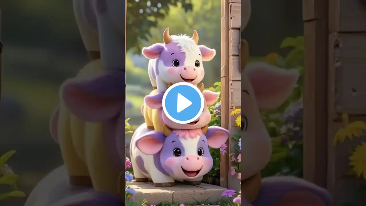 Animals behind the door #cute #animals nursery rhyems #baby #funny #cartoon #babyshark #cocomelon