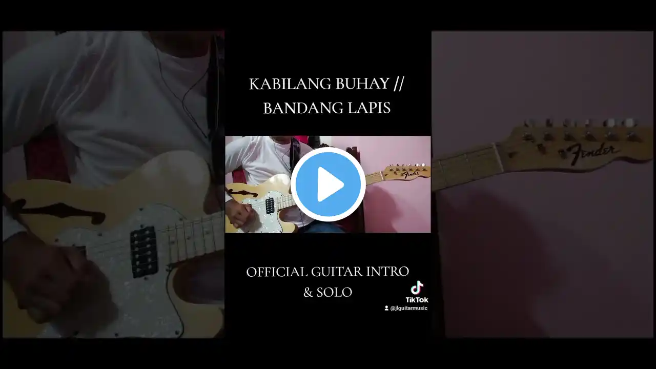 Kabilang Buhay // Bandang Lapis Live @Wish 107.5 Bus | Guitar Intro & Solo Cover ♥️🎸🎶