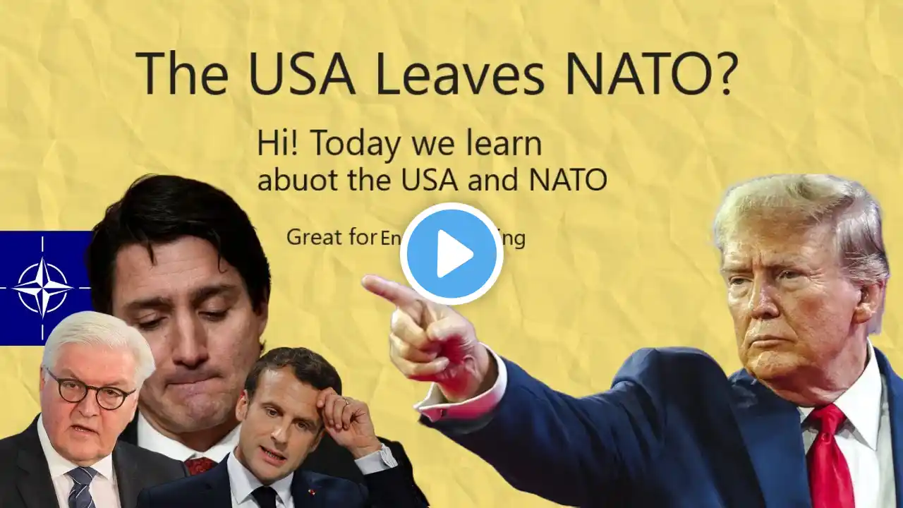 The USA Leaves NATOπ₯ __Learn English Through Story Level 3 __Graded Reader