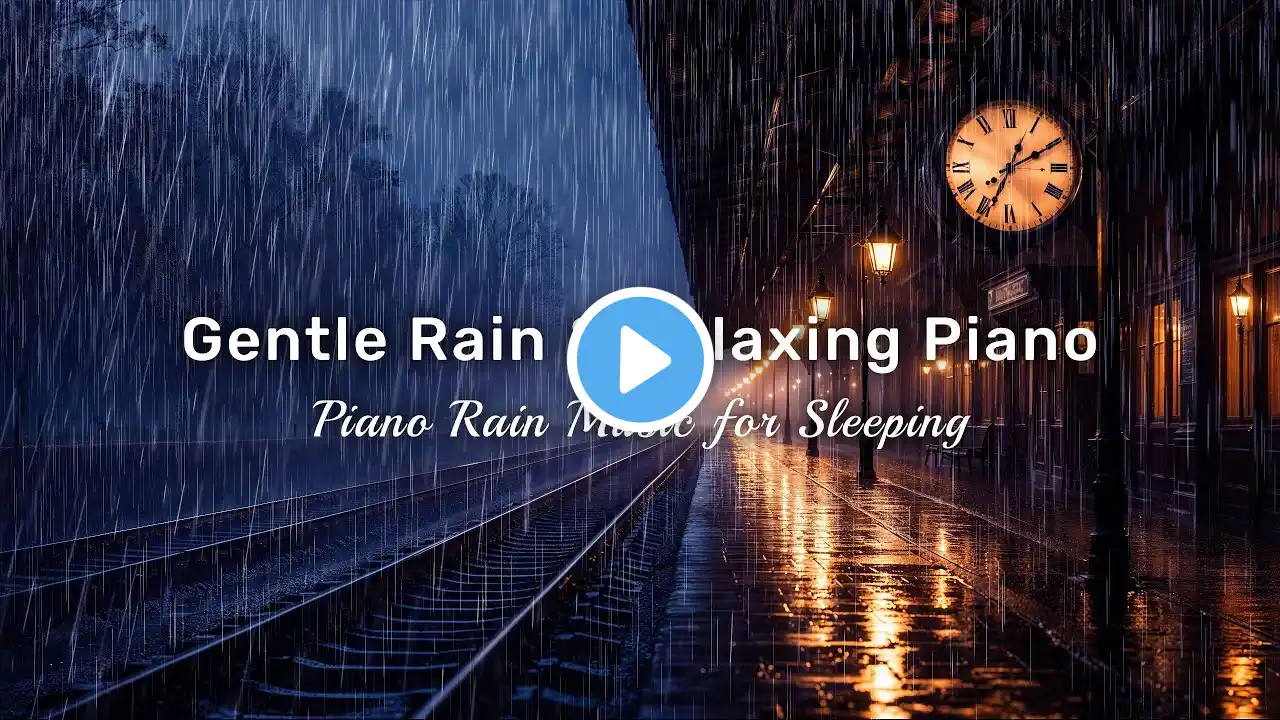 Relaxing Music with Rain Sounds to Reduce Anxiety, Stress, Deep Sleep - Stop Thinking, Calming Music