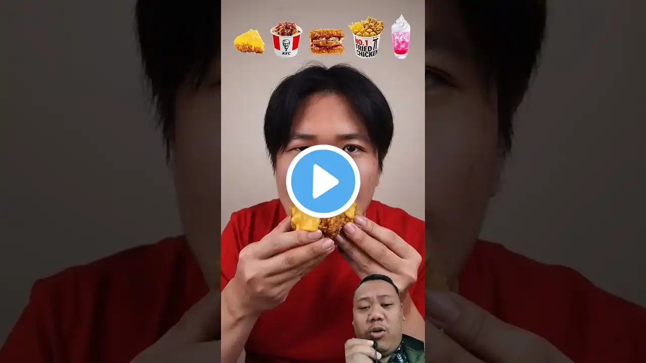 Makan kfc 😋😋 #mukbang #makankfc #kfc #kfcindonesia #food #makanayamgoreng #duet #shorts #fyp