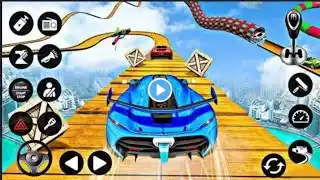 Ramp Car Racing 3D Gameplay _ endroid | #8 | Ramp Car Stunts Racing Video - GT Car stunt master