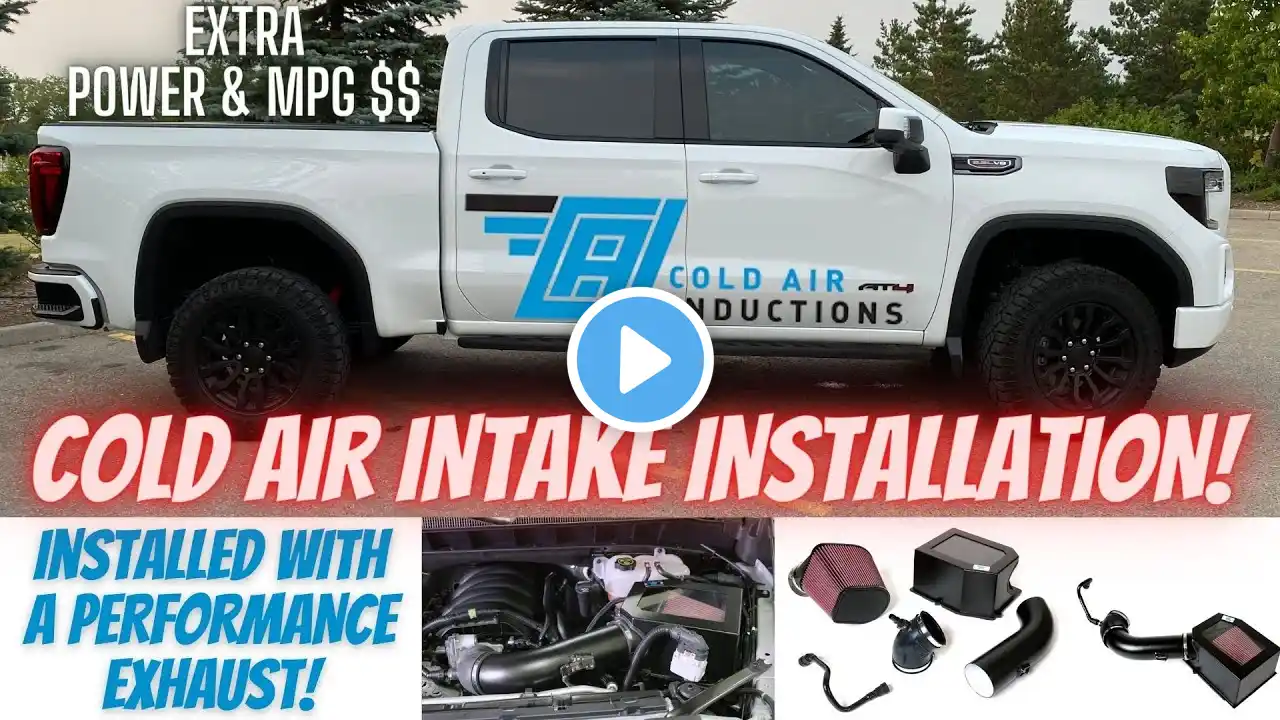 Cold Air Inductions Install & Review | 2021 GMC Sierra AT4 6.2L + Borla S-Type Exhaust!