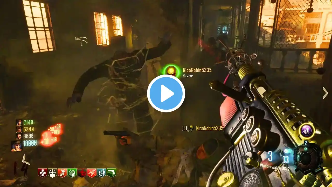 BLACK OPS 3 ZOMBIES: VERRUCKT CO-OP GAMEPLAY! (NO COMMENTARY)