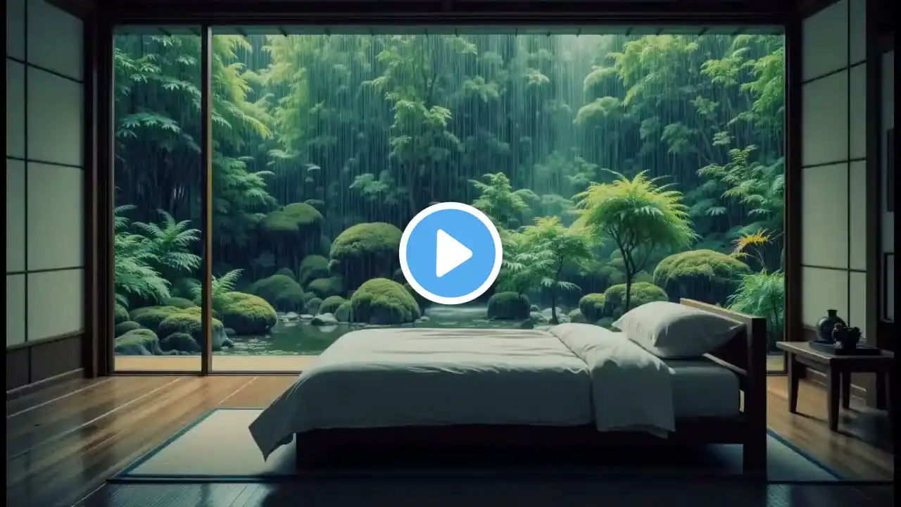 Rain Sounds & Soft Piano: Sleep Instantly! 😴 (Insomnia Cure?)