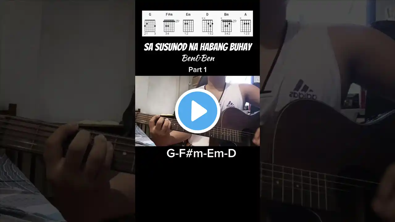 Sa Susunod Na Habang Buhay by Ben&Ben Guitar Tutorial! #guitarchords #guitartutorial #guitarlesson