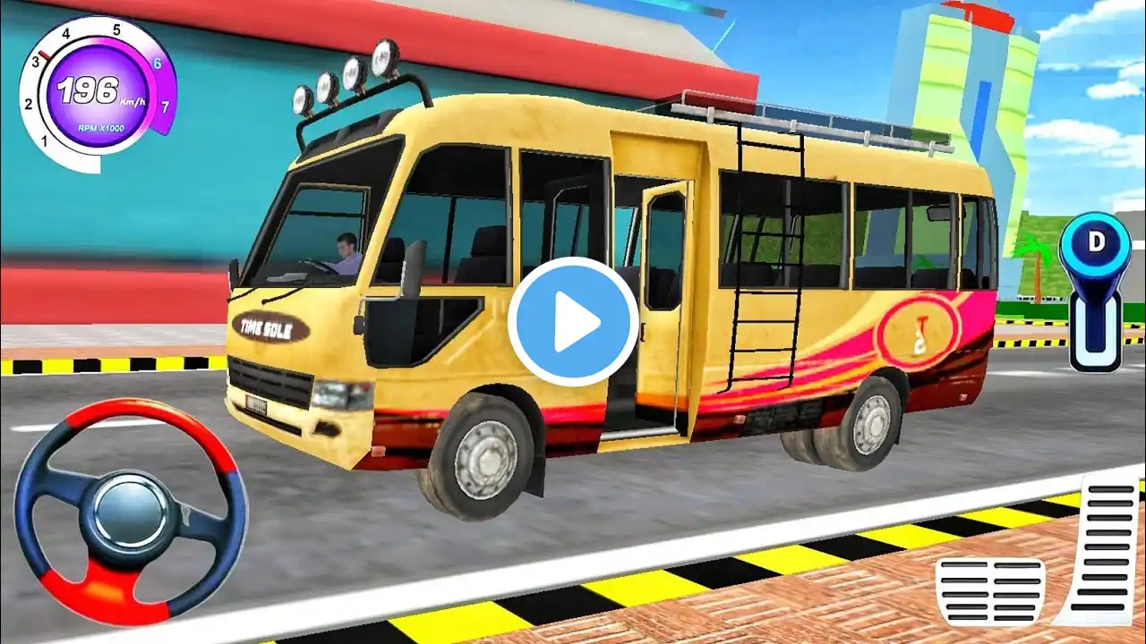 City Bus Simulator 2025! Euro Mini Coach Best Bus Game - Best Bus Driving For Android Gameplay