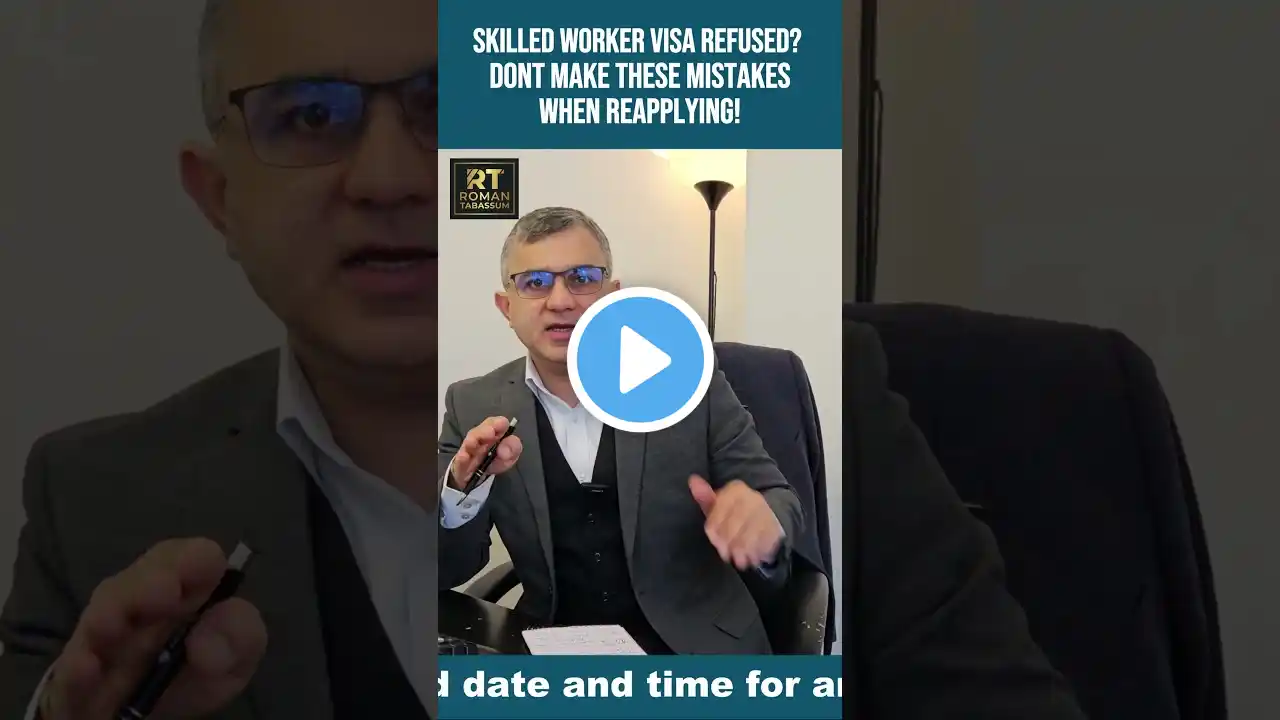 🚨 UK Skilled Worker Visa Refused? Avoid These Costly Mistakes When Reapplying! (2025) 🇬🇧