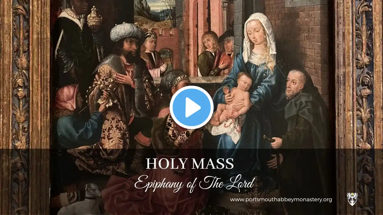 🔴LIVE HOLY MASS WITH GREGORIAN CHANT  - EPIPHANY OF THE LORD | MONKS | 01-07-2023