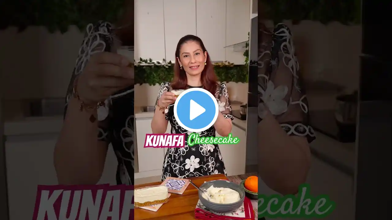 The best Valentine’s Dessert  - Kunafa Cheesecake - no bake, no eggs, सीधा I Love You बोल दो, बस |❤️