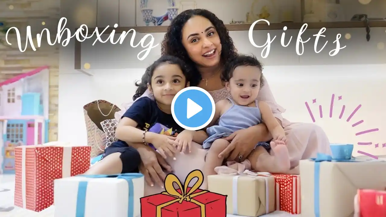 Gift Unboxing | Pearle Maaney | Baby Nila & Nitara