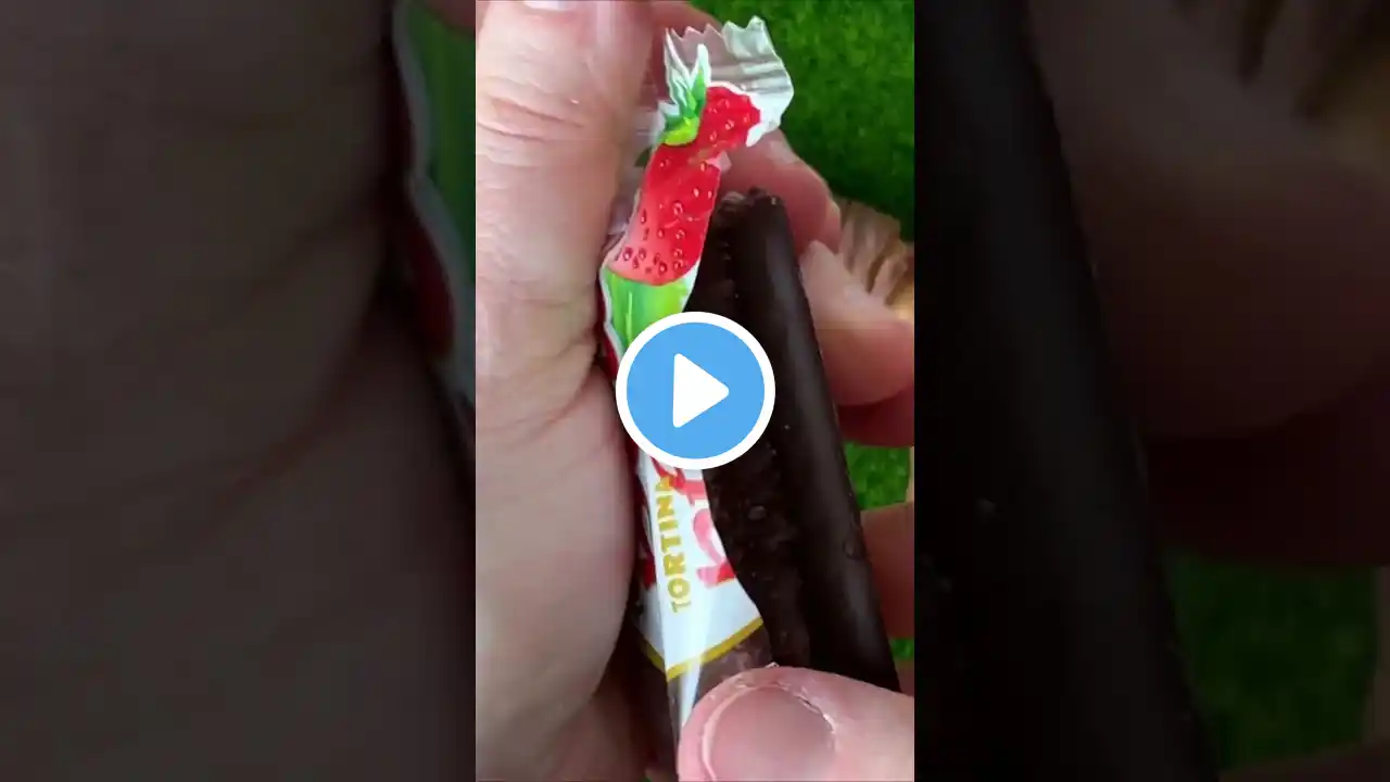 Chocolate Tortina opening #chocolateasmr #candyopening #candyunpacking #lollipops #candyunpacking