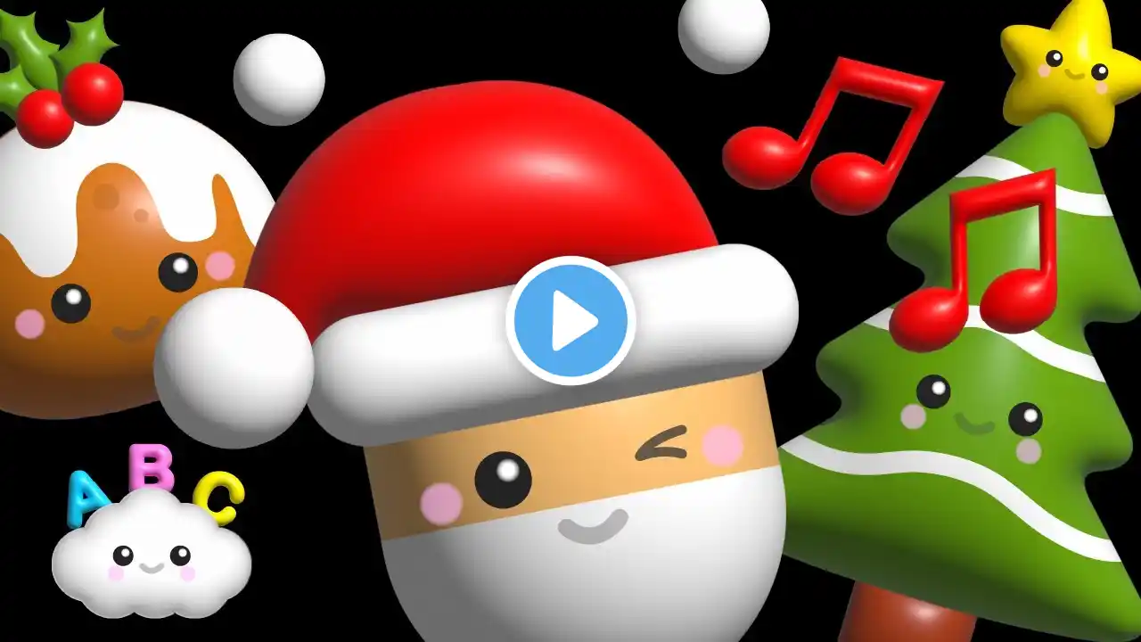 Jingle Bells! Christmas Music Video | Infant Visual Stimulation | ABC Sensory