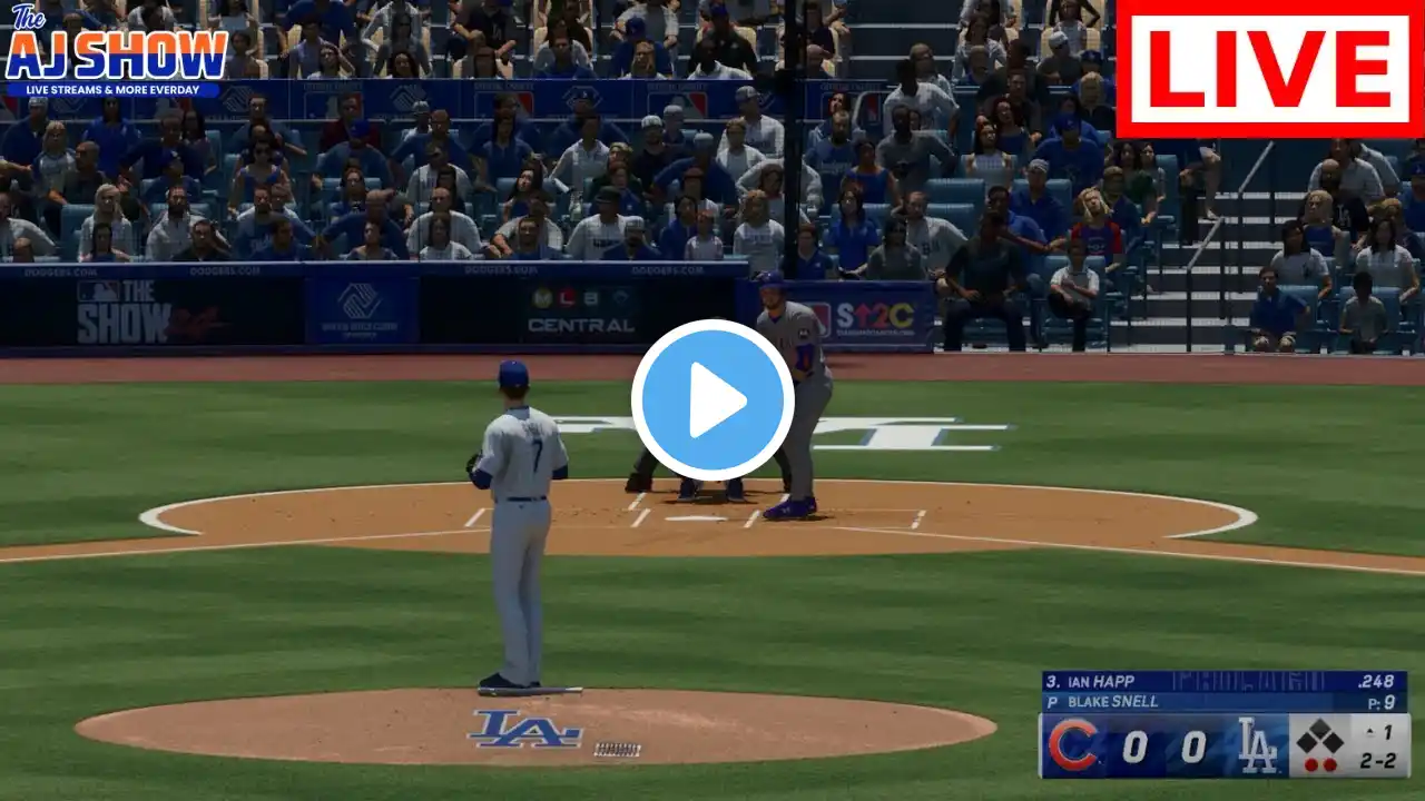 🔴LIVE🔴 Chicago Cubs Vs Los Angeles Dodgers | Spring Training | 2/20/2025 MLB The Show 24 Gameplay