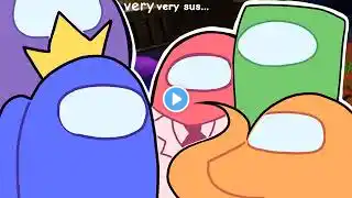 (Reupload) Rainbow friends but everyone is AMONG US!?