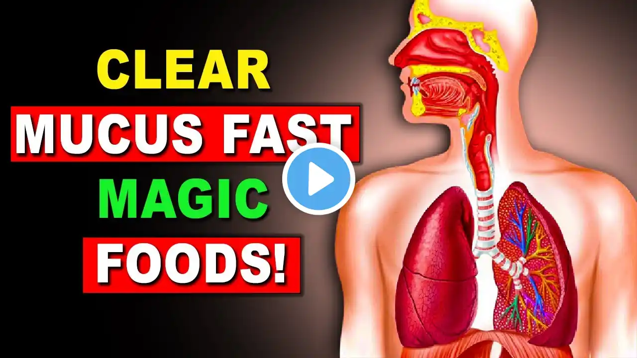 👉 These Foods Instantly Clear Mucus Like Magic! - Healthy lifestyle