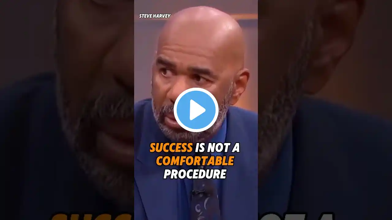 Success is not a Comfortable Procedure #shorts #shortsfeed #inspiration #motivation #steveharvey