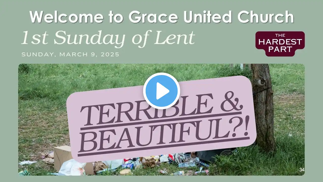 Grace United Church Hanover - March 9th, 2025 - Transfiguration Sunday