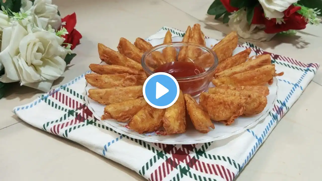 Crispy Potato Wedges Recipe by Anushy Kitchen | Testy Potato Wedges in Just 5 minutes