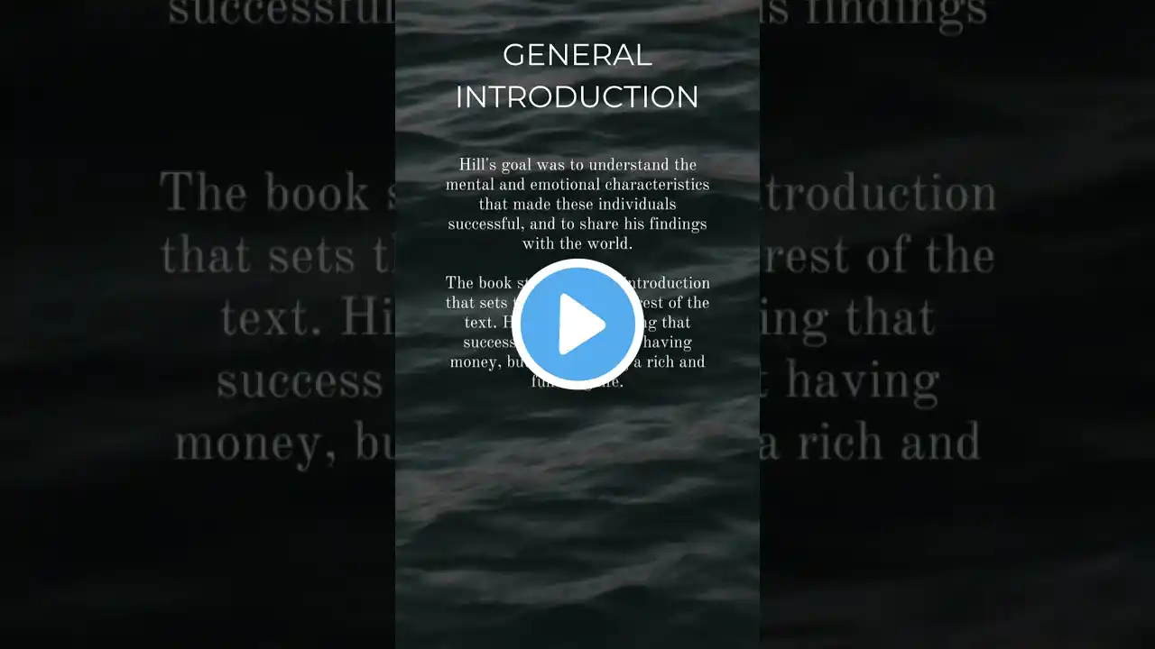 Think and Grow Rich Audio Book (1/15) #ThinkandGrowRich #NapoleonHill #SelfHelp  #AudioBook