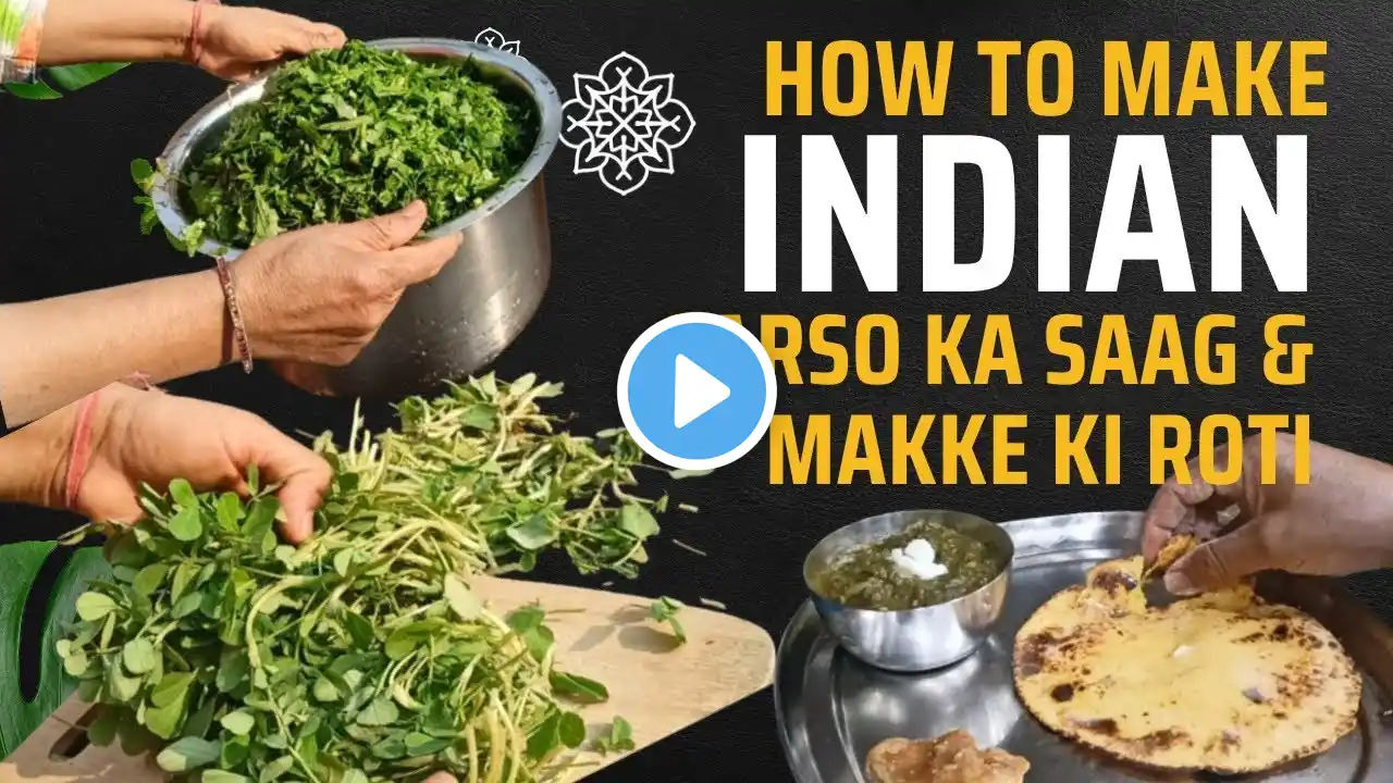 Authentic Sarso ka saag I सरसों का साग नई रेसिपी  #viralvideo #video‪@SaritaVeggiedhaba2024‬