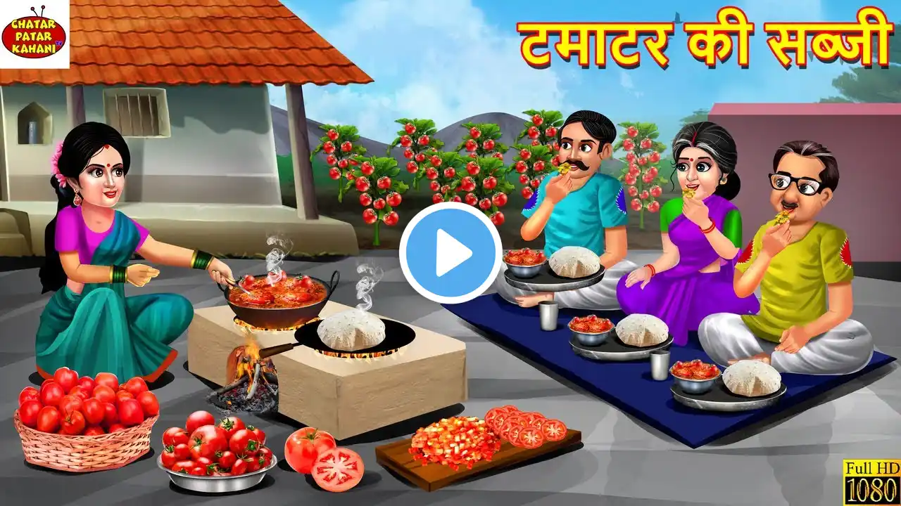 टमाटर की सब्जी | Tamatar Ki Sabji | Saas Bahu | Hindi Kahani | Moral Stories | Bedtime Story | Bahu