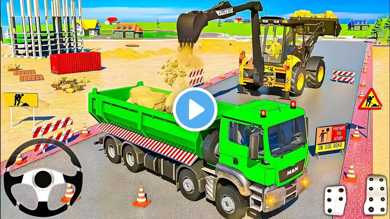 🚧 Ultimate JCB Excavator City Construction - 3D Android Gameplay