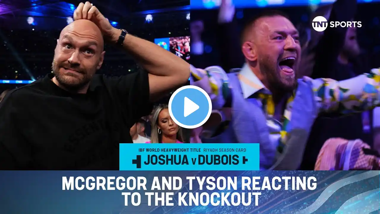 Uncut & Unfiltered 👀 Fury, McGregor & Usyk's IMMEDIATE Reactions To Dubois KO AJ 🤯 #JoshuaDubois