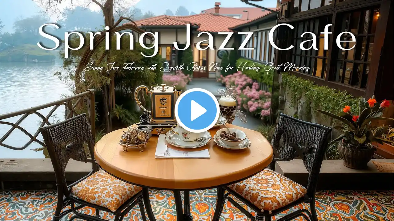 Spring Jazz Cafe Music ☕ Sunny Jazz February with Exquisite Bossa Nova for Healing, Great Morning