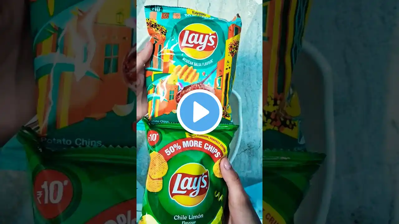 Lay's ke do unique flavour chips 🍟 😋 #shortsfeed #youtubeshorts #bihariladka #trending #shorts #yt