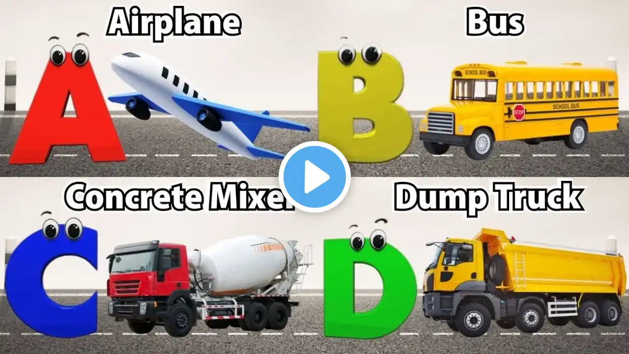 ABC Aviation Song | Alphabets Kids song | Learn Alphabets, English and Animals for Kids