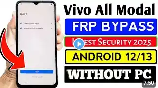 Vivo all modal frp bypass || vivo google account bypass || y21,y20 y16 frp