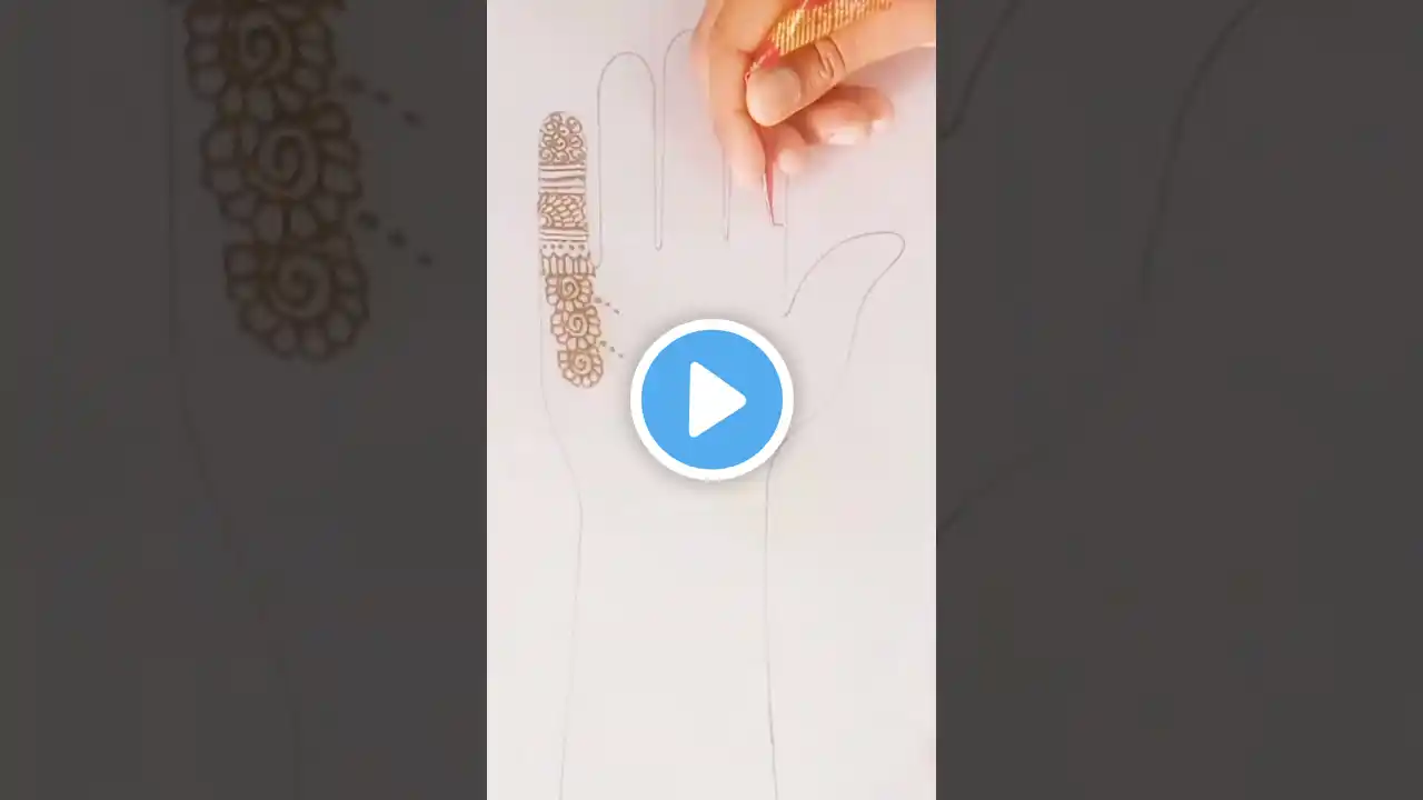 Easy mehndi designs l new mehndi designs l heena mehndi designs l short video mehndi designs.