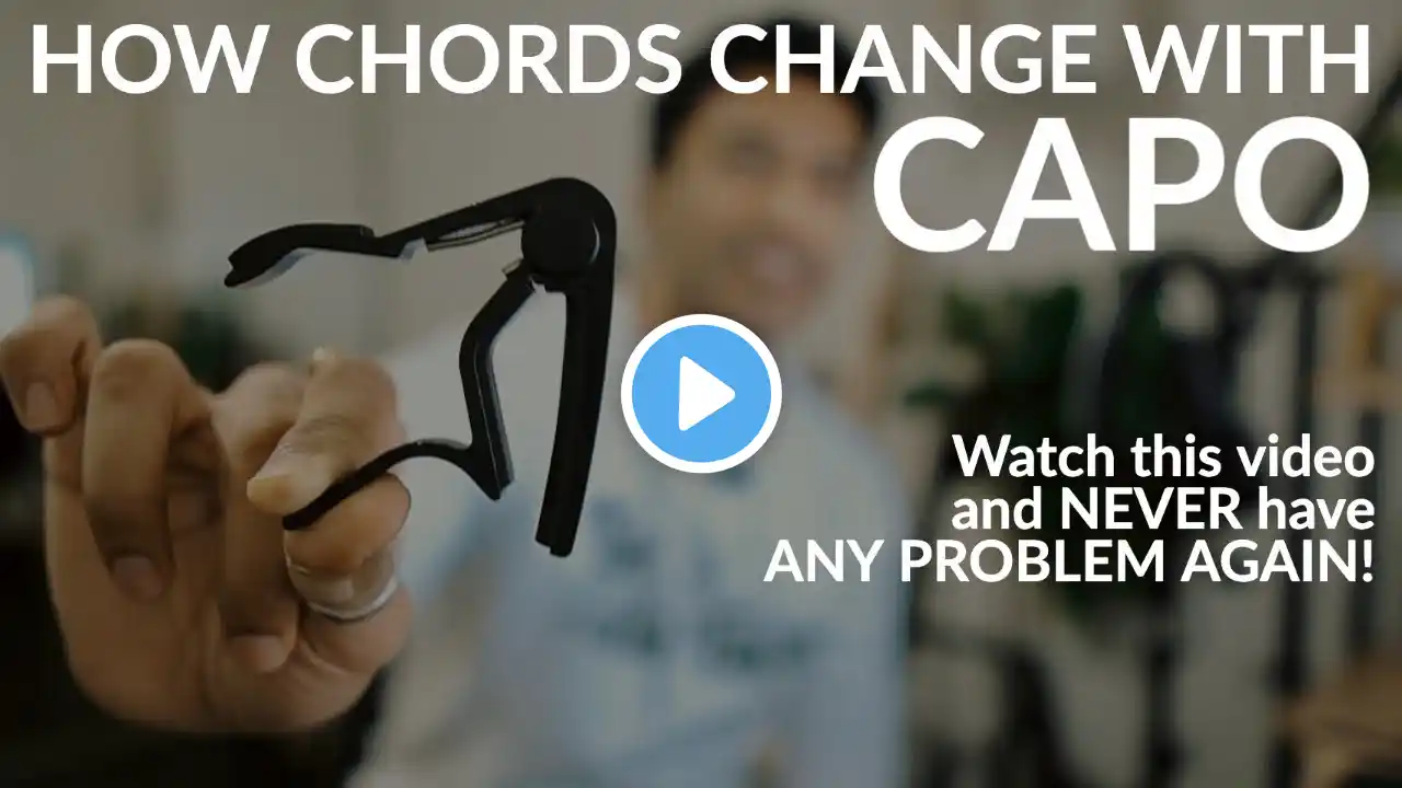 How does the CAPO CHANGE CHORDS?