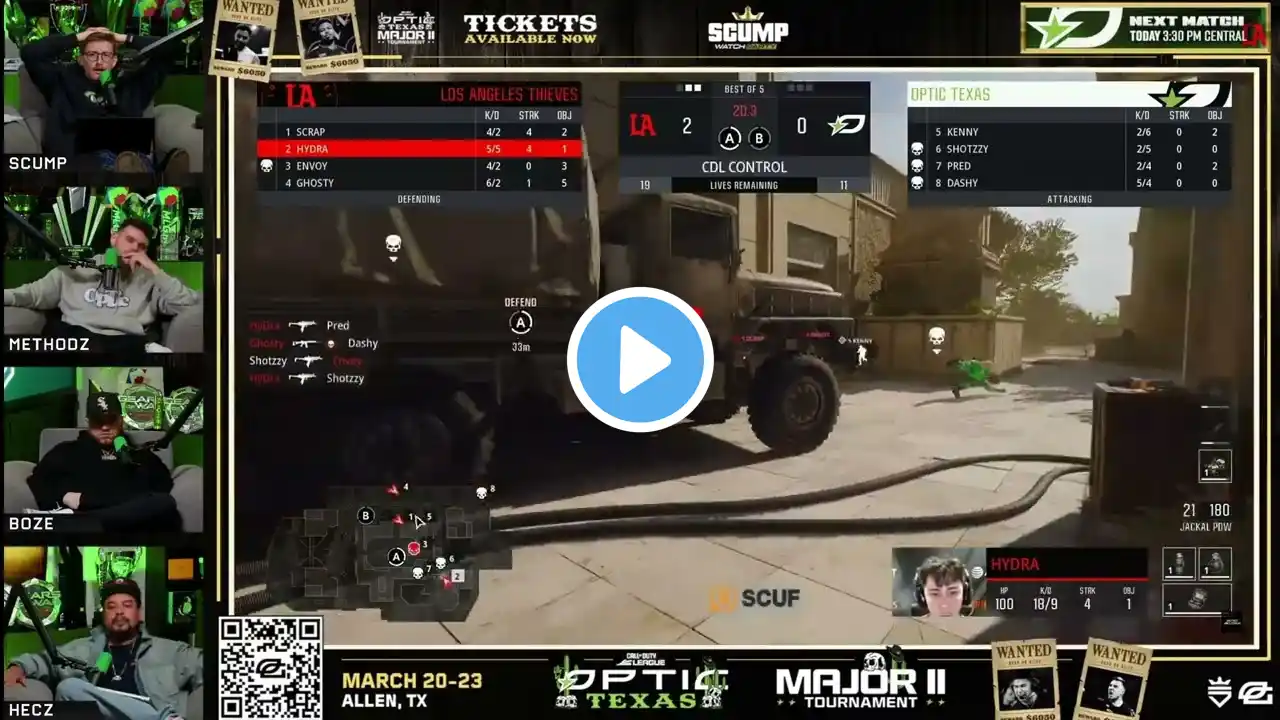 HECZ STORMS OUT OF THE SCUMP WATCH PARTY AFTER OPTIC GET SLAMMED 3-0 AGAIN!