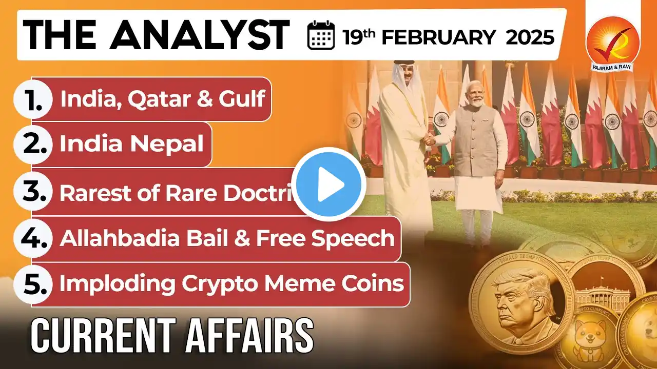 Daily Newspaper Analysis 19th Feb 2025  | The Hindu Analysis | Indian Express Analysis | The Analyst