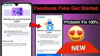 facebook fake get started option your account has been locked facebook get started not showing 2025?